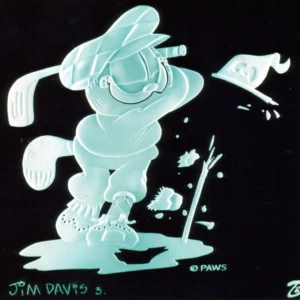 "Golfing with Garfield" by Jim Davis
