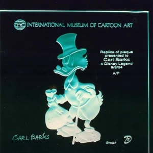 Scrooge McDuck Glass Etching by Carl Banks