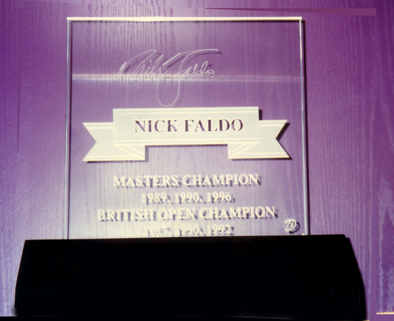 Nick Faldo Tribute